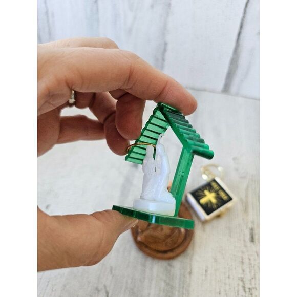 Bible Nativity Mary Joseph Jesus ornament set Xmas tree Bible - Picture 9 of 10